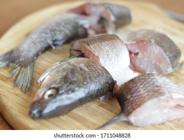 Whitefish, Lake Fish, Cut In A Plate