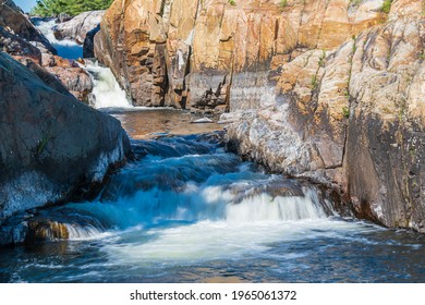 Whitefish Waterfalls Ontario Canada In Summer