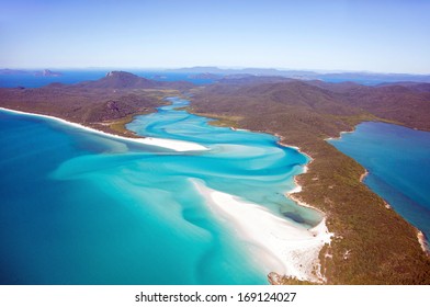 Whitehaven Beach Aerial View Whitsundays