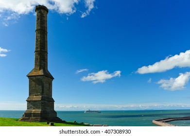 Whitehaven Candlestick And Cruise Ship, Cumbria