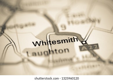 Whitesmith. United Kingdom On A Geography Map