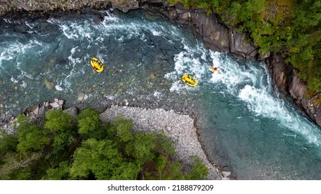 Whitewater Activities On Popular River In Norway