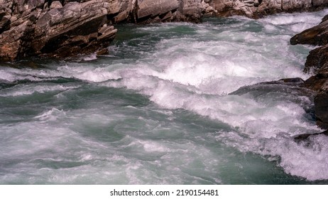 Whitewater Rapids On Famous Sjoa River In Central Norway