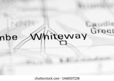 Whiteway. United Kingdom On A Geography Map