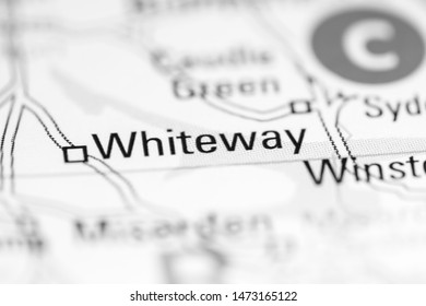 Whiteway. United Kingdom On A Geography Map