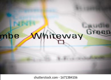 Whiteway. United Kingdom On A Geography Map