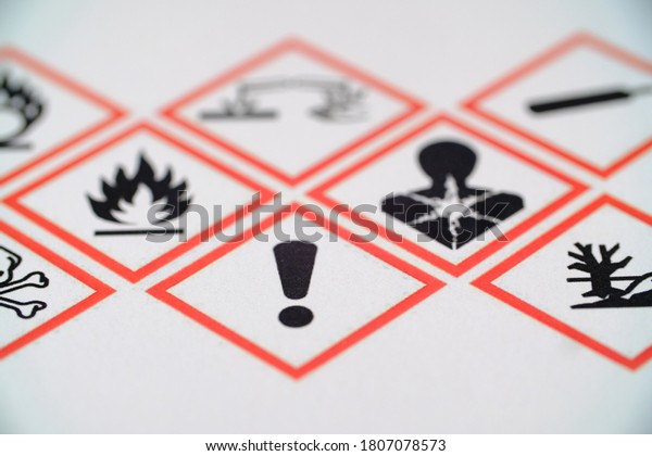 Whmis 2015 Symbols Workplace Hazardous Material Stock Photo (Edit Now ...