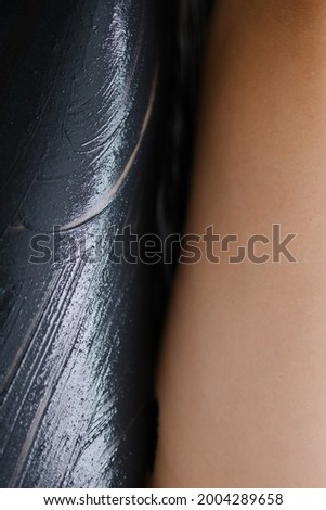 Similar – Image, Stock Photo Legs 2 Black Leather Gray