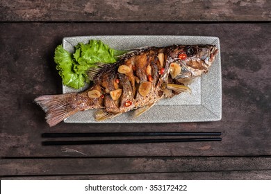 Whole fish fried - Powered by Shutterstock