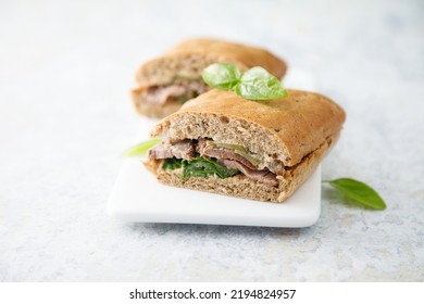Whole Grain Sandwich With Beef