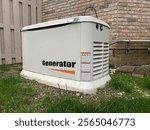 Whole home gas powered electricity generator for emergency backup during power failure.