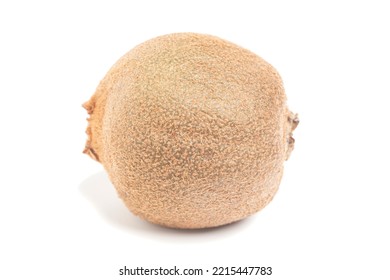 Whole Kiwi Fruit Isolated On White Background.