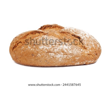 Similar – Image, Stock Photo A round loaf of bread lies on baking paper and is about to go into the oven