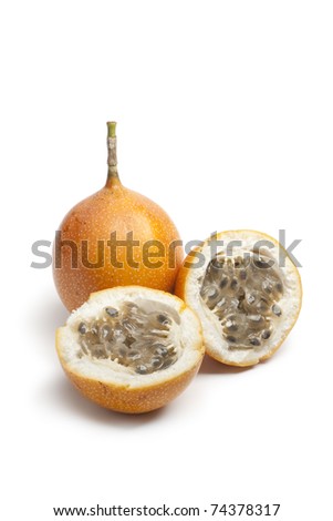 Similar – Image, Stock Photo Oranges, partially halved on an orange tablecloth