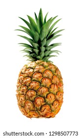 Whole Pineapple Isolated Stock Photo (Edit Now) 1298507752