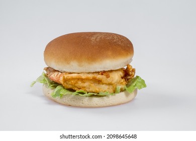 Whole Shrimp Burger In High Resolution  Image