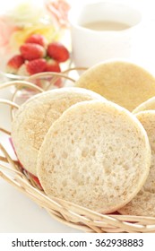 Whole Wheat English Muffin And Drink