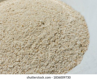 Whole Wheat Pizza Flour In A Bowl