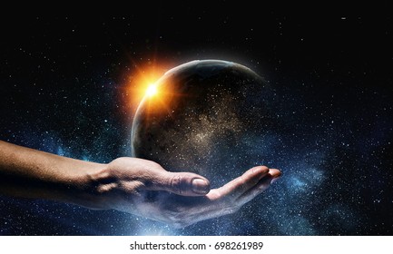 4,529 Hands holding universe Stock Photos, Images & Photography ...