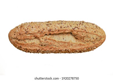 Wholemeal bread with cereals isolated over white background - Shutterstock ID 1920278750