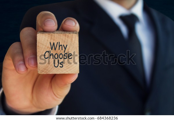 Why Choose Us Stock Photo (Edit Now) 684368236