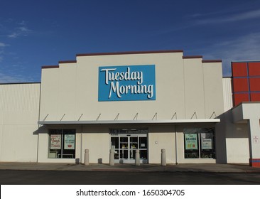 Wichita Falls, TX - February 7, 2020: Tuesday Morning Home Decor Store 