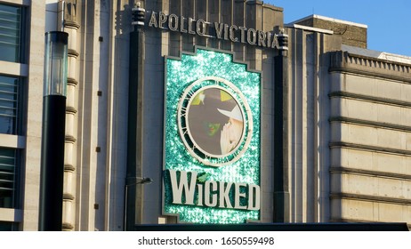 Wicked Musical Apollo Theatre London - LONDON, UNITED KINGDOM - DECEMBER 10, 2019