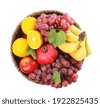 fruit basket top view
