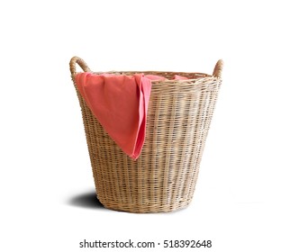 Wicker Clothes Basket
