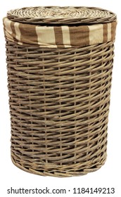 Wicker Laundry Basket 