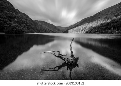 Wicklow Glendalough Long Exposure Black End White Art Dramatic Landscape