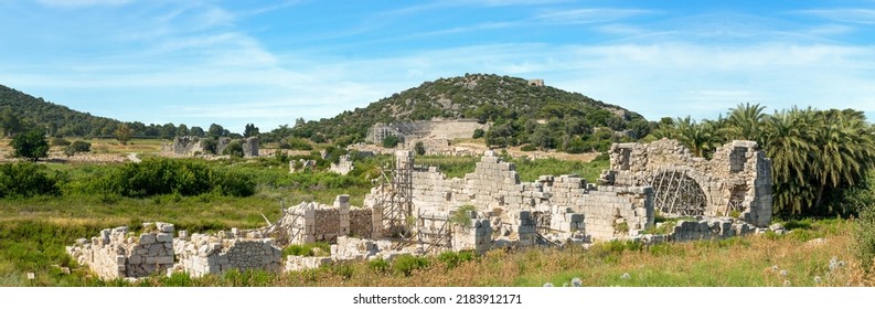 Wide Angle Photo Of Patara Ancient City.