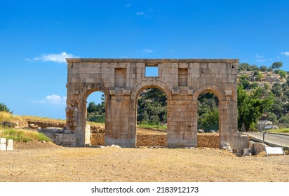 Wide Angle Photo Of Patara Ancient City.