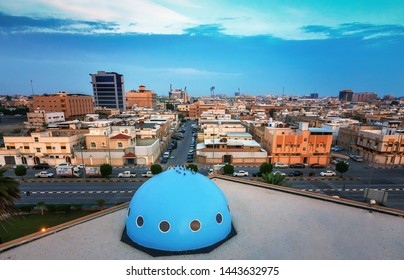 Wide Angle View Of Dammam Street -Dammam Saudi Arabia.