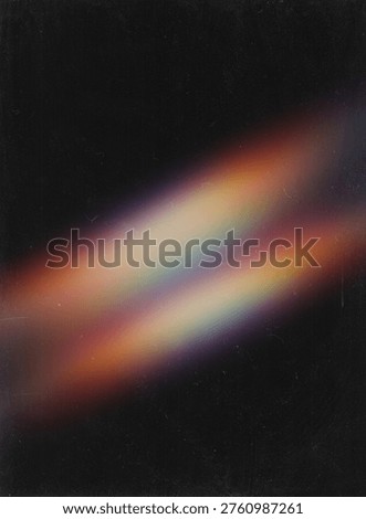 Wide Diagonal Gradient Light Leak on Dark Textured Film Background