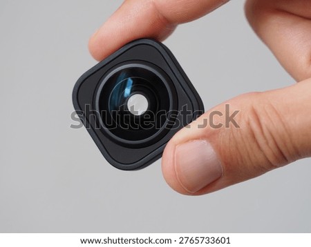 Wide lens mod for action camera.