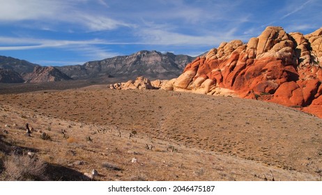 Wide Open Landscape In Red Rock Scenic Route