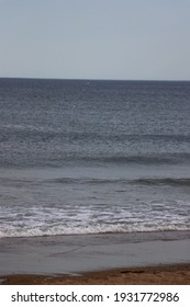 Wide Open Ocean Blue Water Ocean With Large Wide Bluish Ocean Sea View With Flat Landscape