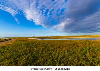 Wide Open Prairies Near Saskatoon  Saskatchewan Canada