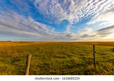 Wide Open Prairies Near Saskatoon  Saskatchewan Canada