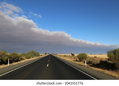 Wide Open Road Somewhere In Australia