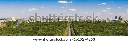 Similar – Image, Stock Photo Skyline Berlin. Panorama with zoo