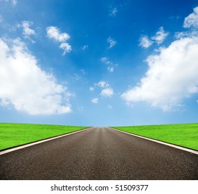 Wide Road Stock Photo 51509377 | Shutterstock