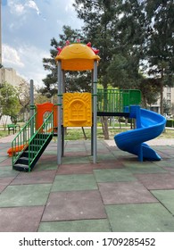 Wide Shot Of Children’s Playground In Tehran, Iran