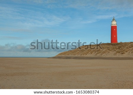 Foto Bild Leuchtturm auf der Düne