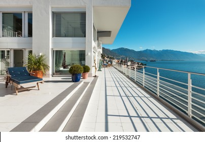 Wide Terrace Of A Penthouse, Outside 