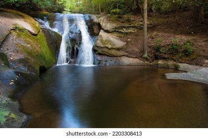 Widow Falls In Stone Mountain State Park In North Carolina