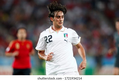 Wien, AUSTRIA - June 22, 2008: 
Alberto Aquilani Looks On 
During The UEFA Euro 2008 
Spain V Italy At Ernst Happel Stadion. 
