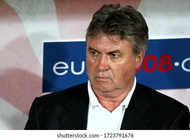 Wien, AUSTRIA - June 26, 2008: 
Coach Guus Hiddink Looks On 
During The UEFA Euro 2008 
Russia V Spain At Ernst Happel Stadion. 
