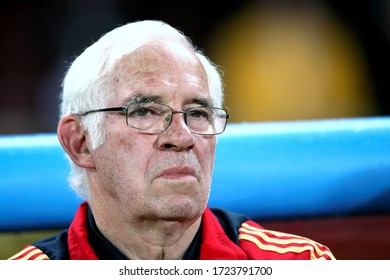 Wien, AUSTRIA - June 26, 2008: 
Coach Luis Aragonés Looks On 
During The UEFA Euro 2008 
Russia V Spain At Ernst Happel Stadion. 
